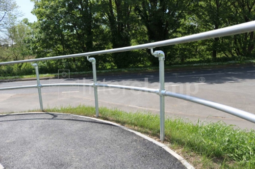 Modular Disability Handrailing for Pedestrian Access Ramp